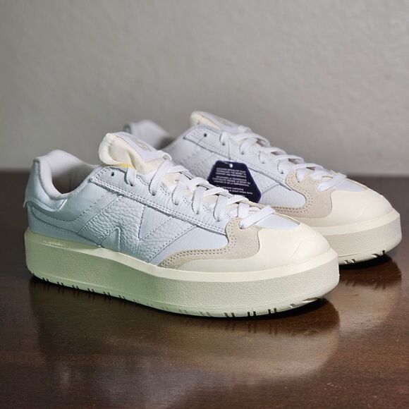 New Balance CT302 White Sea Salt Tan Men\'s 10 Shoes Leather Suede CT302OB 550 main image 16